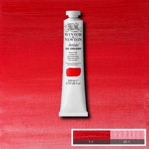 Tinta Óleo Winsor & Newton Artist 200ml S1 Bright Red - WINSOR NEWTON Imagem de Tinta Óleo Winsor & Newton Artist 200ml S1 Bright Red
