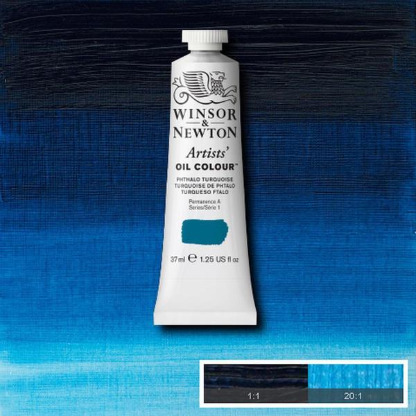 Imagem de Tinta Óleo Winsor & Newton Artist 37ml S1526  Phthalo Turquoise