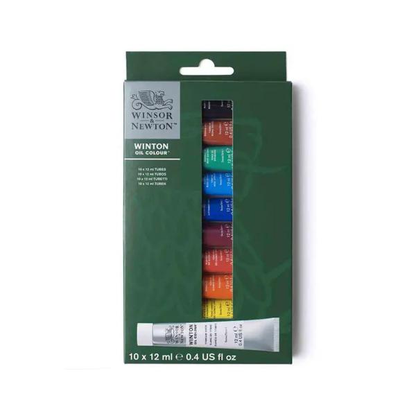 Imagem de Tinta Óleo Winton Winsor & Newton 12ml com 10 Unidades 