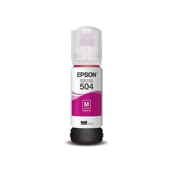 Imagem de Tinta Original Refil Lacrado 504 T504 L4150 L4160 L6161 Magenta