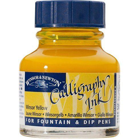 Imagem de Tinta p/Caligrafia W&ampN Amarelo Winsor 30ml 1111730