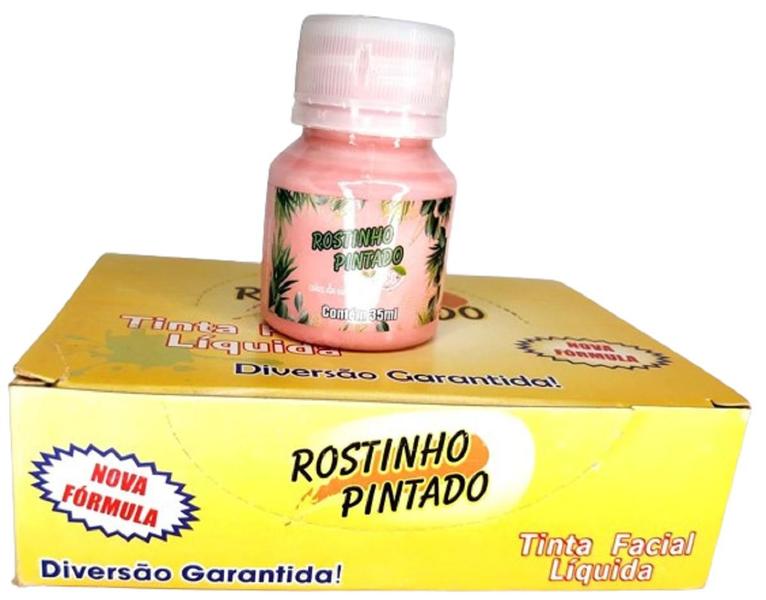 Imagem de Tinta p/ pintura facial 35 ml Rosa Quartzo Rostinho Pintado