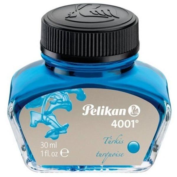 Imagem de Tinta Para Caneta Tinteiro Azul Turquesa Pelikan 4001 62,5ml