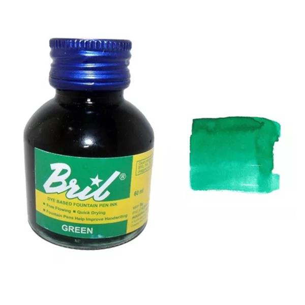 Imagem de Tinta para Caneta Tinteiro Bril Verde 60mL