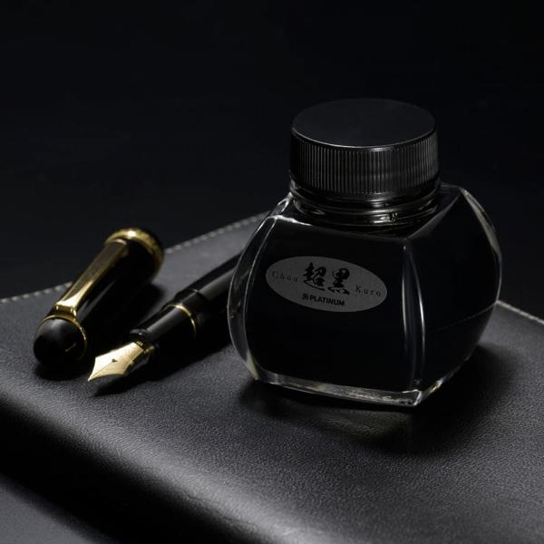 Imagem de Tinta Para Caneta Tinteiro Platinum Chou Kuro 60ml Black Ink