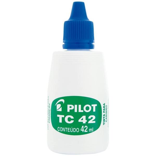 Imagem de Tinta para carimbo 42ml azul pilot