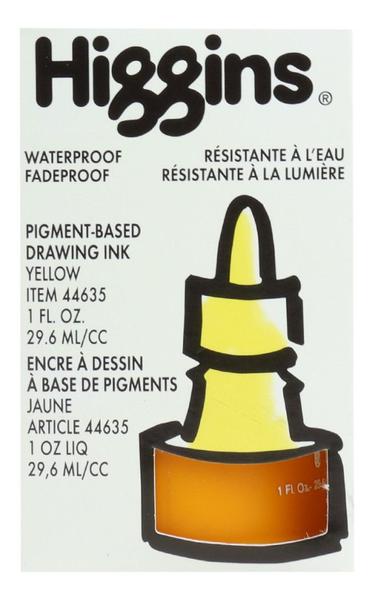 Imagem de Tinta Para Desenho Higgins Waterproof 29,6ml Yellow