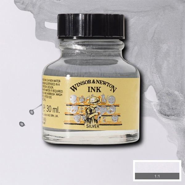 Imagem de Tinta Para Desenho Silver Winsor & Newton 30ml