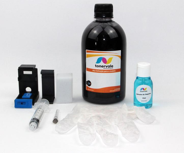 Tinta Para HP 2676 664 - F6V29AB Black 500ml Linha Platinum - Toner Vale Imagem de Tinta Para HP 2676 664 - F6V29AB Black 500ml Linha Platinum
