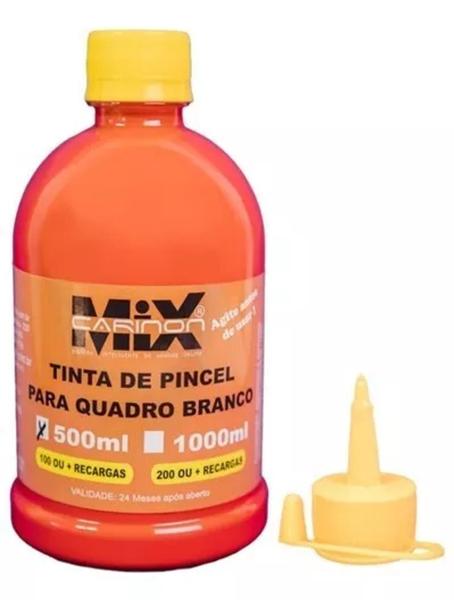 Imagem de Tinta Para Pincel De Quadro Branco 500 Ml + De 100 Recargas