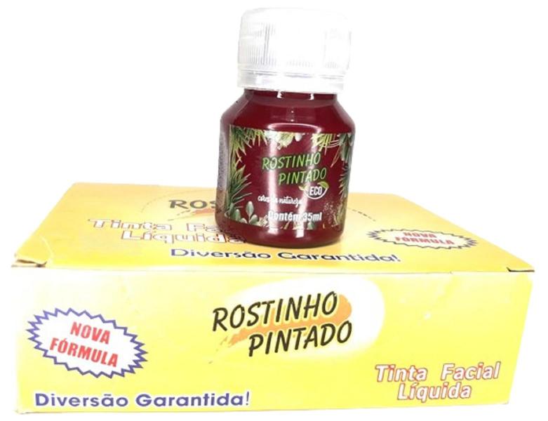 Imagem de Tinta para pintura facial 35 ml Marsala Rostinho Pintado