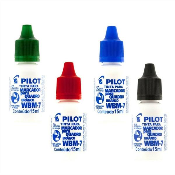 Imagem de Tinta para quadro branco Pilot WBM-7 verde 15ml