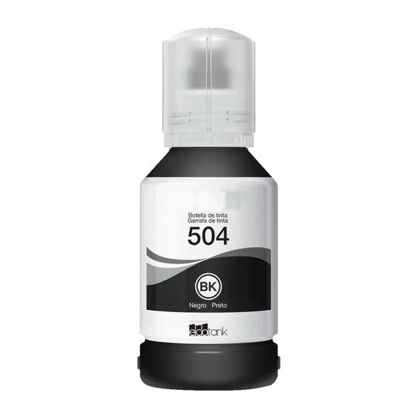 Imagem de Tinta Para Recarga De Impressora T504 Preto 127ml