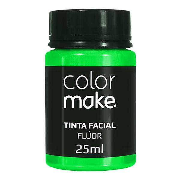 Imagem de Tinta para Rosto Líquida Verde Neon 25ml