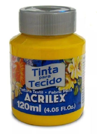 Imagem de Tinta para Tecido 120ml Ref 505 Amarelo Ouro Acrilex