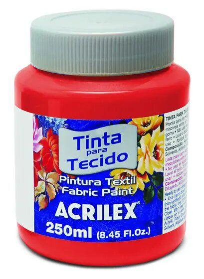 Imagem de Tinta para Tecido 250ml Ref 984 Vermelho Natal Acrilex