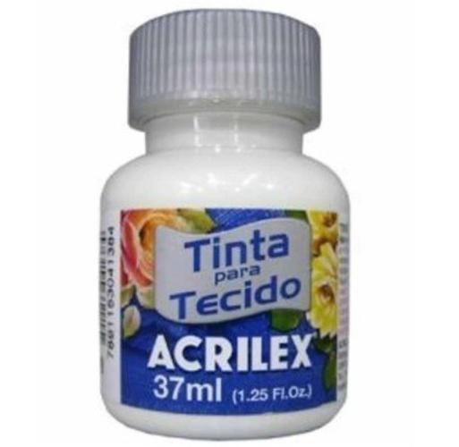 Imagem de Tinta Para Tecido Acrilex 37Ml Branco 519