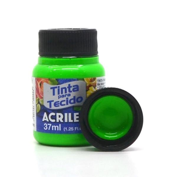 Imagem de Tinta para Tecido Acrilex Fluorescente 37ml