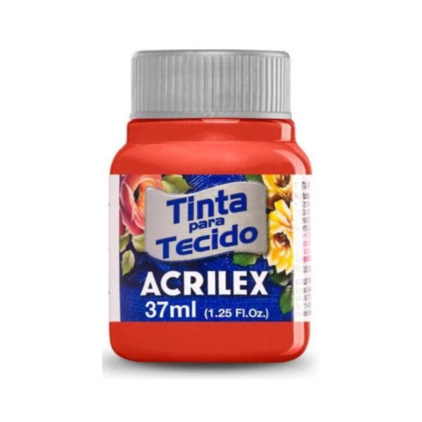 Imagem de Tinta para Tecido Acrilex Fosca - 37 ml Vermelho Escarlate