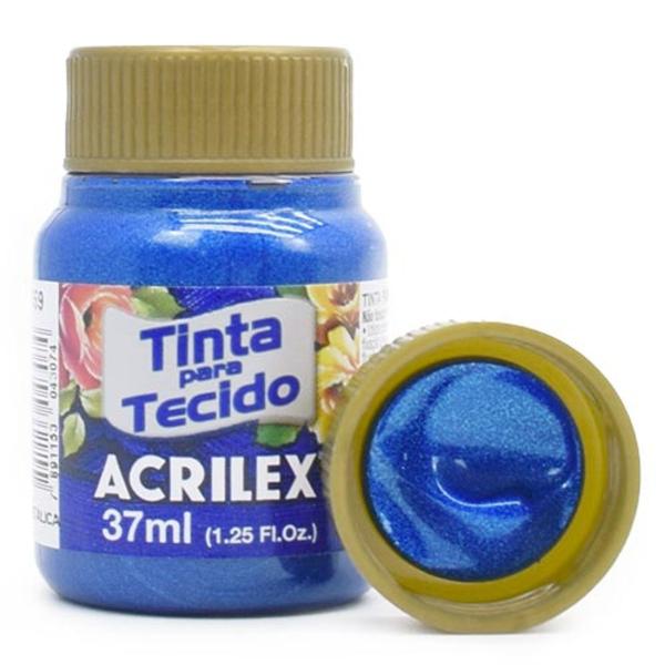 Imagem de Tinta para Tecido Acrilex Metálica 37ml