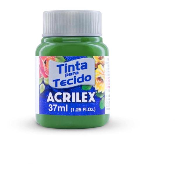 Imagem de Tinta para tecido fosca 37ml verde grama acrilex