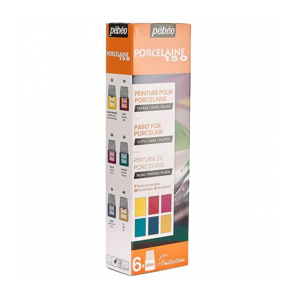 Imagem de Tinta Pebeo Porcelaine 150 Set 2 6X20Ml