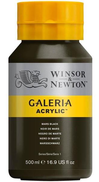 Imagem de Tinta Pintura Acrílica Galeria Winsor & Newton Mars Black 386 500ml