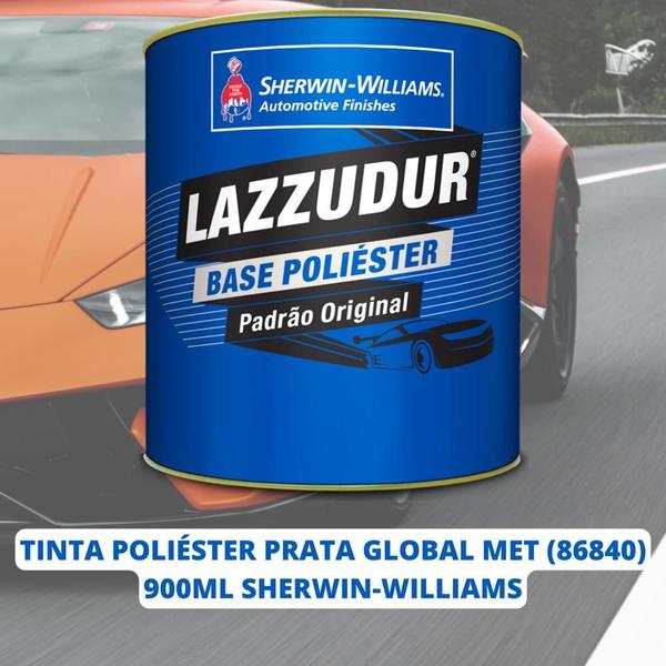 Imagem de Tinta Poliéster Prata Global Met (86840) 900ml Sherwin-Williams