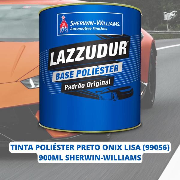 Imagem de Tinta Poliéster Preto Onix Lisa (99056) 900ml Sherwin-Williams