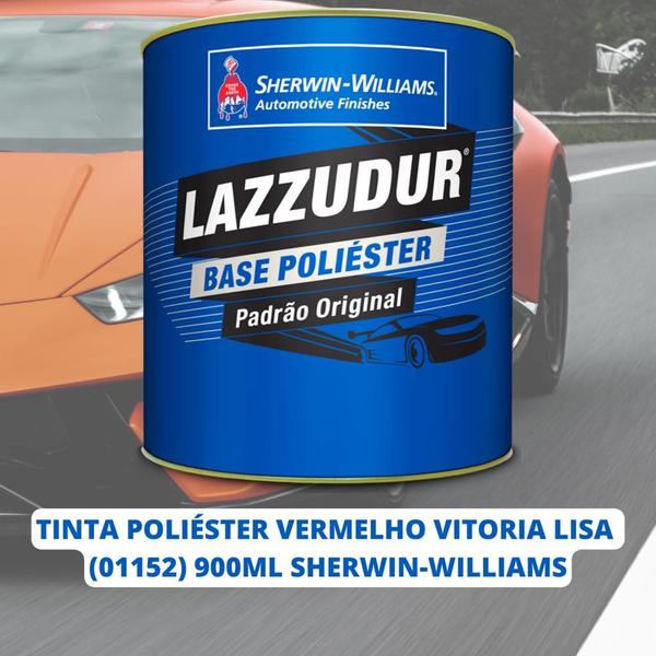 Imagem de Tinta Poliéster Vermelho Vitoria Lisa (01152) 900ml Sherwin-Williams