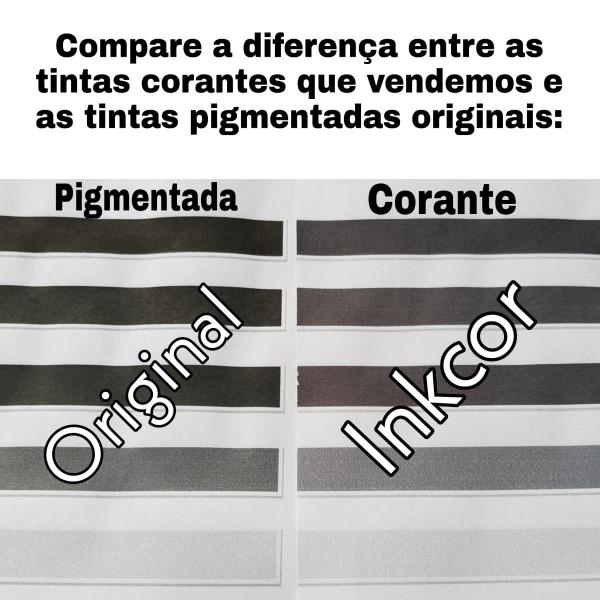 Imagem de Tinta Preta Recarga Cartuchos 667 Compativel com Impressora Hp 2774  com 500ml