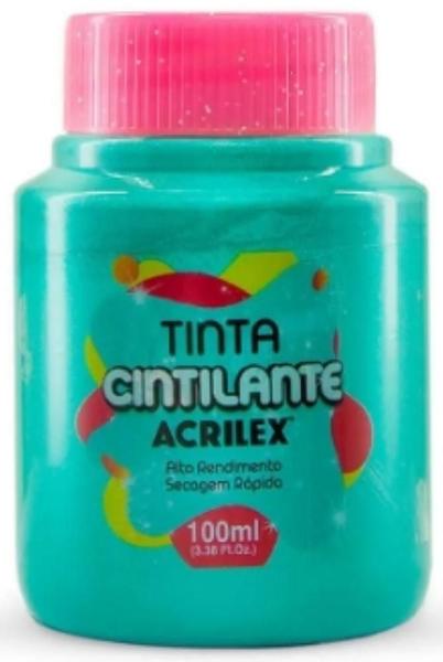 Imagem de Tinta Pva Cintilante 100ml - 577 Turquesa Acrilex