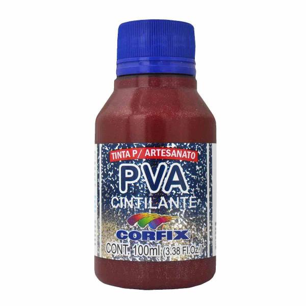 Imagem de Tinta Pva Cintilante Corfix 486 Burgundy 100Ml