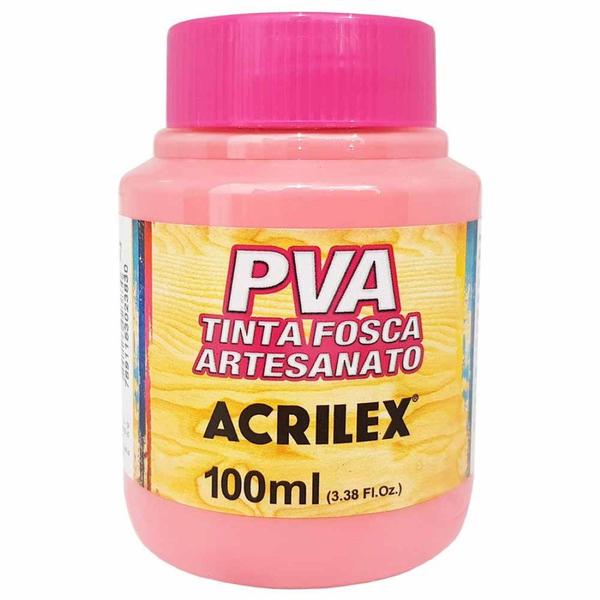 Imagem de Tinta PVA Fosca 100ml 567 Rosa Chá Acrilex