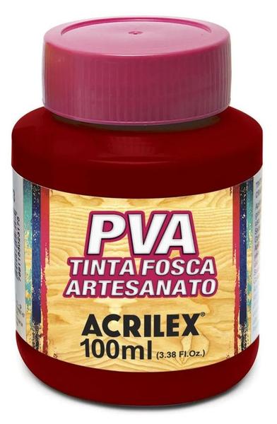 Imagem de Tinta PVA Fosca 100ml Ref 826 Cereja Acrilex