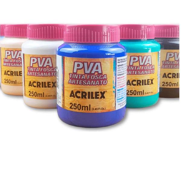 Imagem de Tinta Pva Fosca Acrilex 250 Ml Artesanato