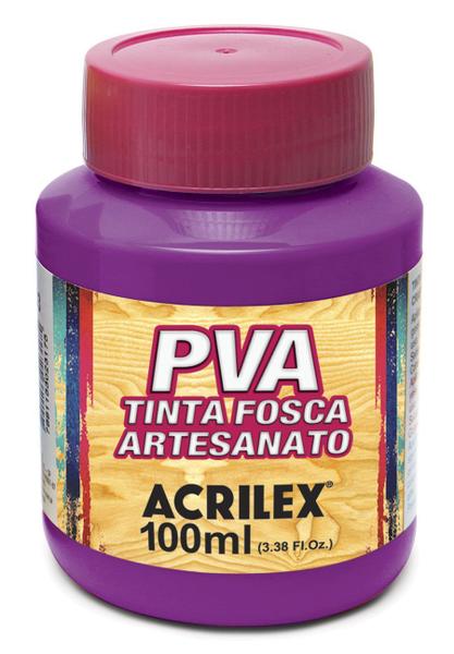 Imagem de Tinta Pva Fosca Cores Claras para Artesanato 100ml - Acrilex