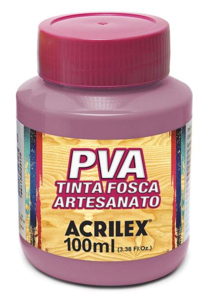 Imagem de Tinta Pva Fosca Cores Claras para Artesanato 100ml - Acrilex