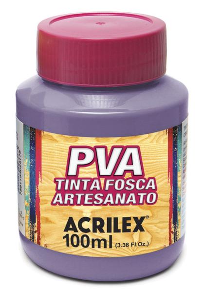 Imagem de Tinta Pva Fosca Cores Escuras para Artesanato 100ml - Acrilex