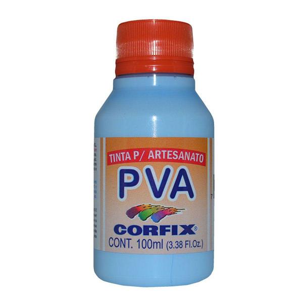 Imagem de Tinta PVA Fosca Corfix 387 Azul Bebe 100ml