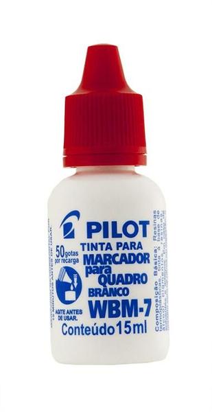 Imagem de Tinta Recarga Caneta Marcador Quadro Branco WBM-7 Pilot C/12 Unidades