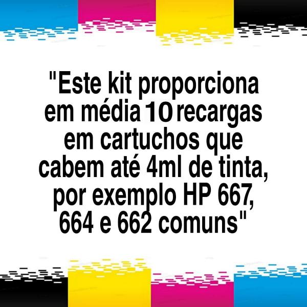 Tinta Recarga Compativel Impressora HP Cartucho 60 901 92 74 Preto + Sugador + Manual - Inkcor Imagem de Tinta Recarga Compativel Impressora HP Cartucho 60 901 92 74 Preto + Sugador + Manual