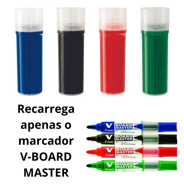 Imagem de Tinta Refil Marcador V-BOARD MASTER para Quadro Branco Pilot