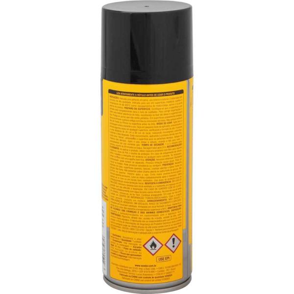 Imagem de Tinta Spray Acrílica Alta Temperatura Preto Fosco 350ML/250G Vonder