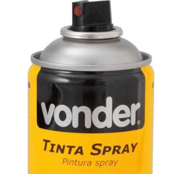 Imagem de Tinta Spray Acrílica Branco Fosco 350ML/250G Vonder