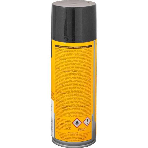 Imagem de Tinta Spray Acrílica Preto Metálico 350ML/250G Vonder