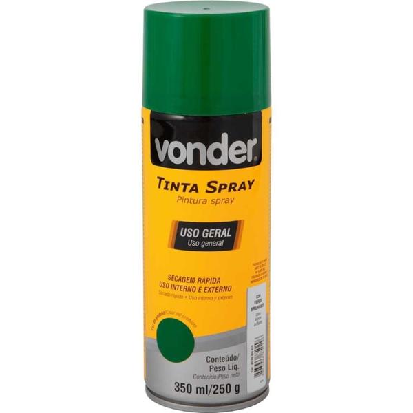 Imagem de Tinta Spray Acrílica Verde 350ML/250G Vonder