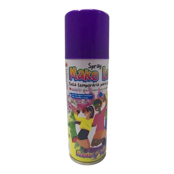 Imagem de Tinta Spray Cabelo Make Loko 120ml Violeta