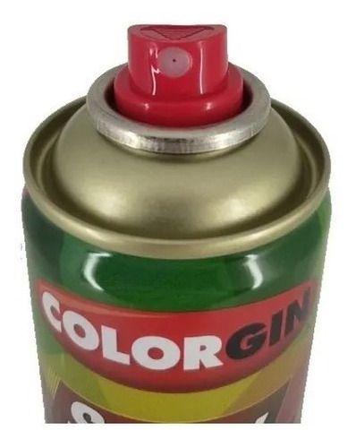 Imagem de Tinta Spray Color Preto Brilhante Rápido Automotivo Colorgin 300ml