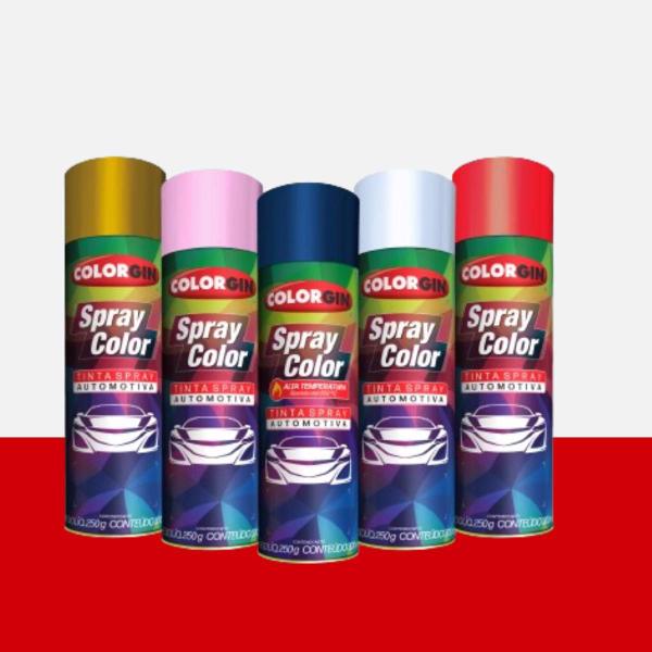 Imagem de Tinta Spray Colorgin Lazzuril - Diversas Cores